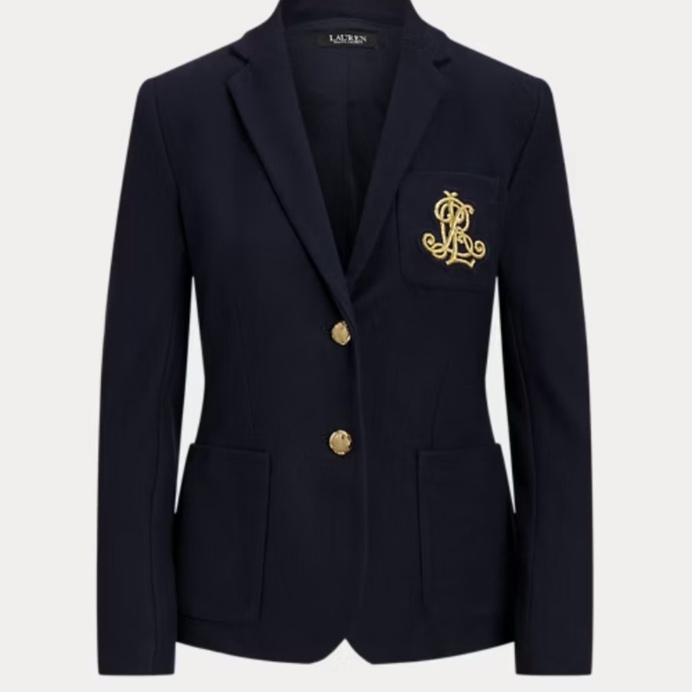 Lauren Ralph Lauren Collection Black Blazer with Gold Buttons NWOT